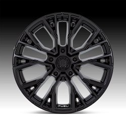 Fuel Rebar 5 D847 Blackout Custom Truck Wheels 3